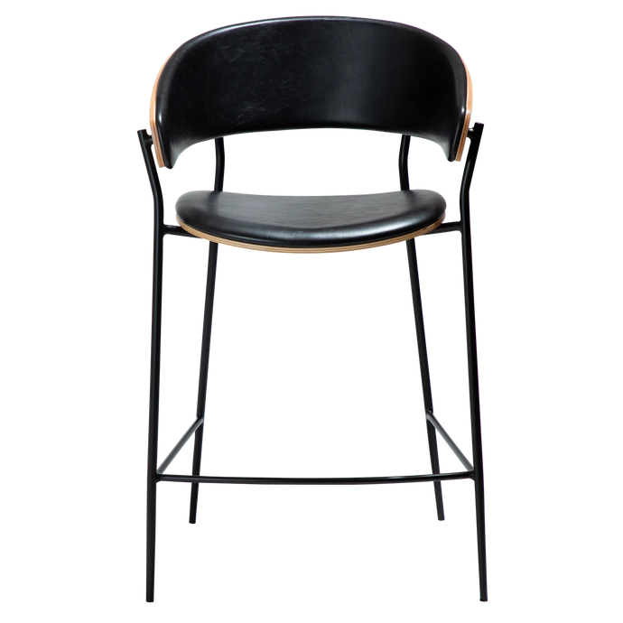 Scaun de bar CRIB Negru/Bej 300200630