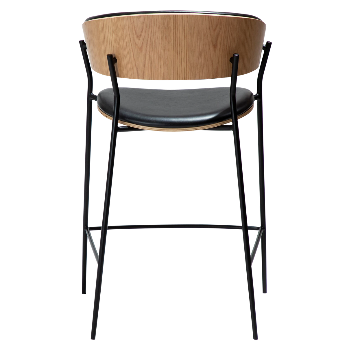 Scaun de bar DAN-FORM Crib, negru/bej, 300200630