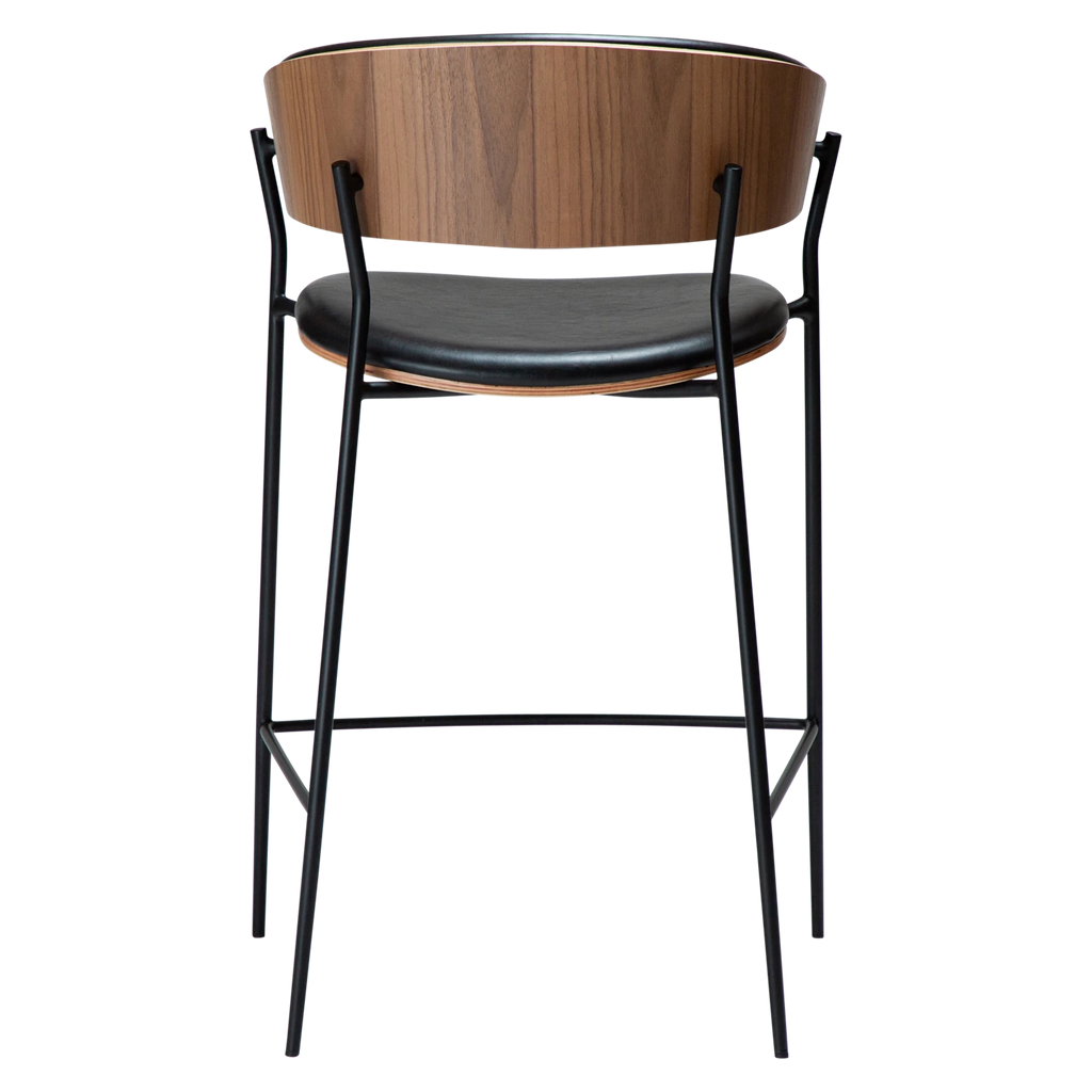 Scaun de bar CRIB Negru/Bej 300200650