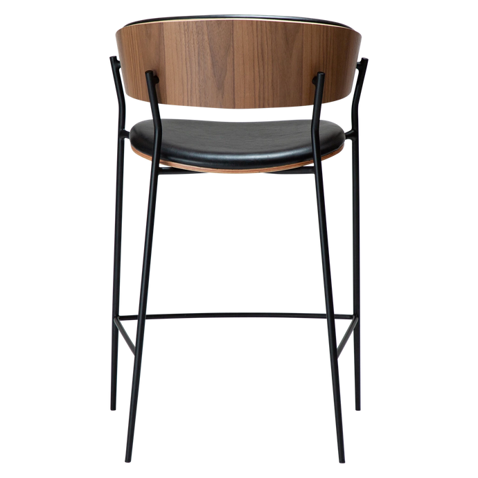 Scaun de bar CRIB Negru/Bej 300200650