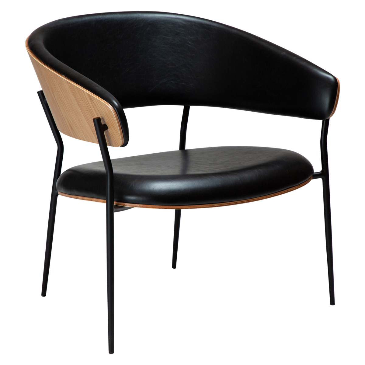 Scaun DAN-FORM Crib, negru/bej, 700200630