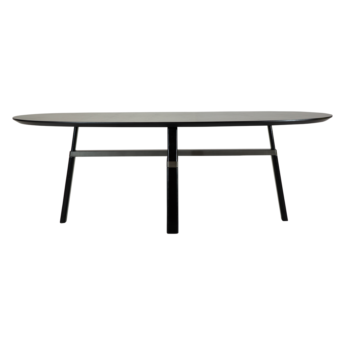 Masă de dining CROSS Frasin negru 400208324