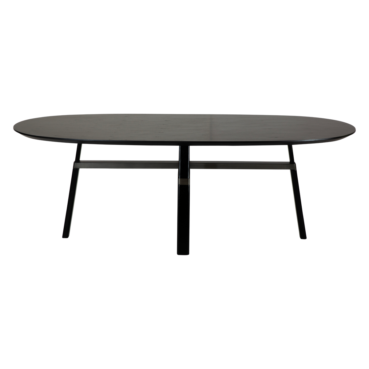 Masă de dining CROSS Frasin negru 400208324
