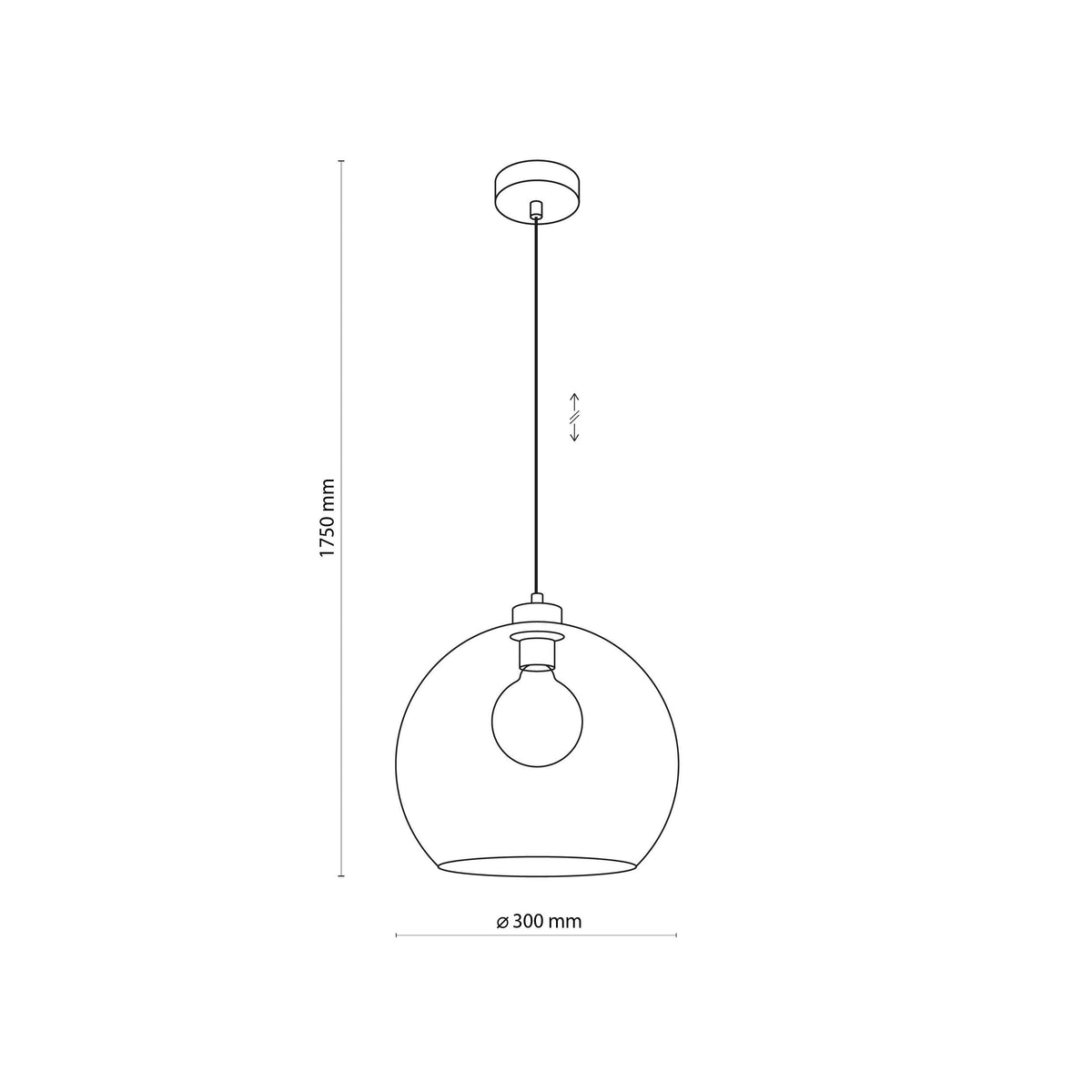 Lampă suspendată TK Lighting Cubus grafit metalizat, 2076