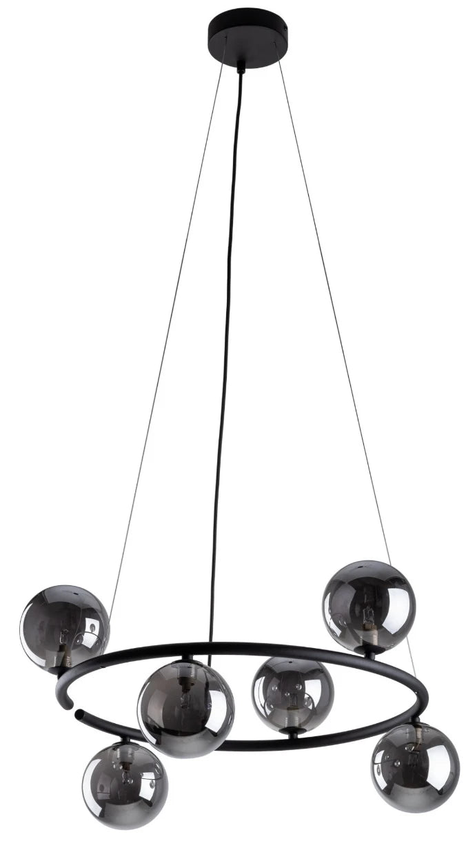 Lustră TK Lighting Anabelle VI, grafit, 6843