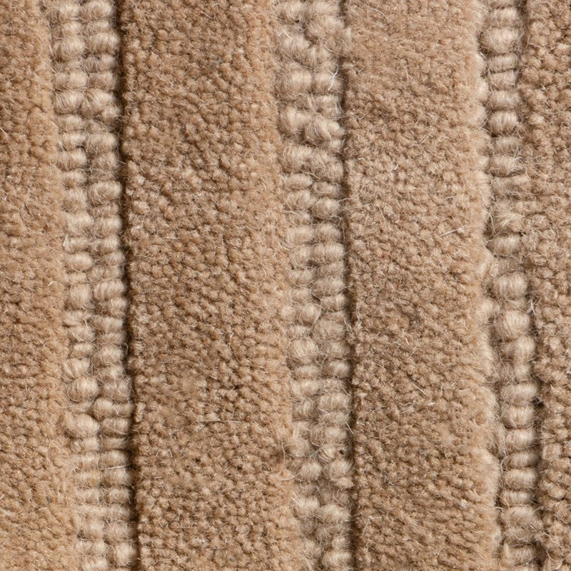 Covor Isla, dreptunghiular, 160x230 cm, model cu arcade, tufting, lână, bej închis