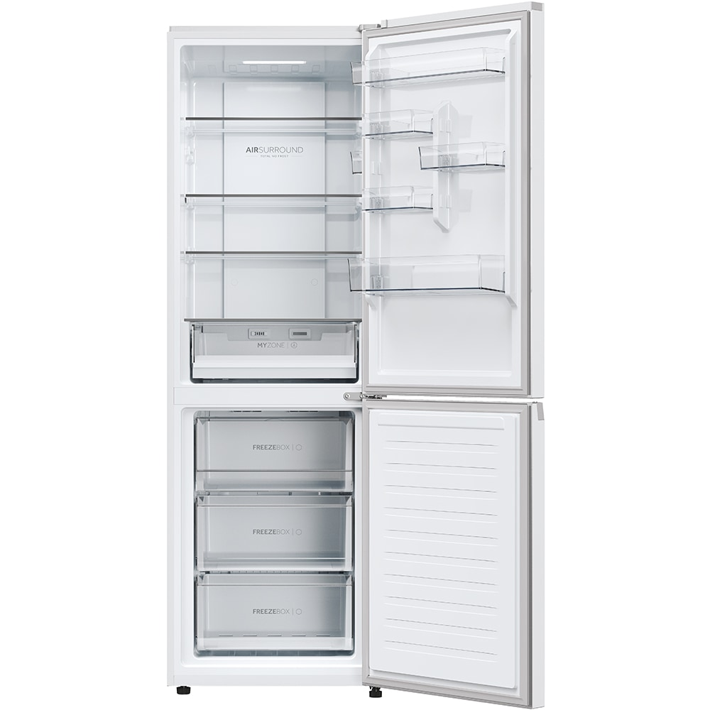 Combină frigorifică Haier EHD3PWDNPW186, 352 l, No Frost, albă