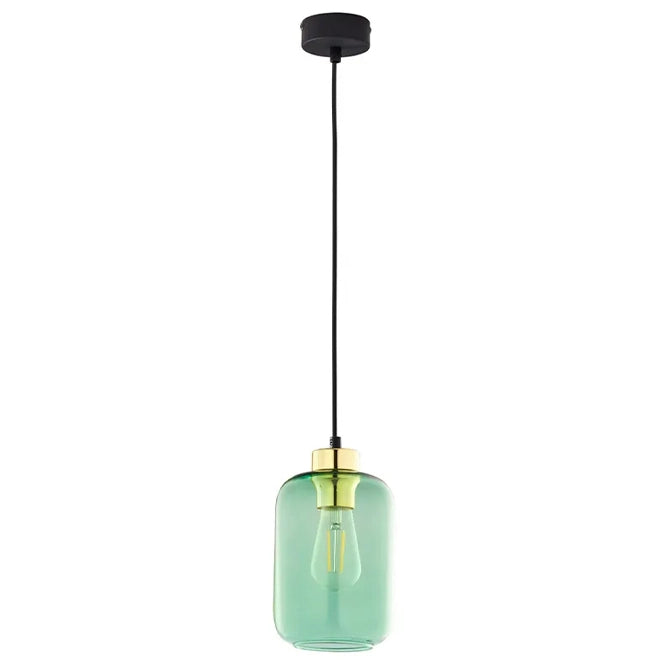 Lampă suspendată TK Lighting Marco sticla, verde, 6696