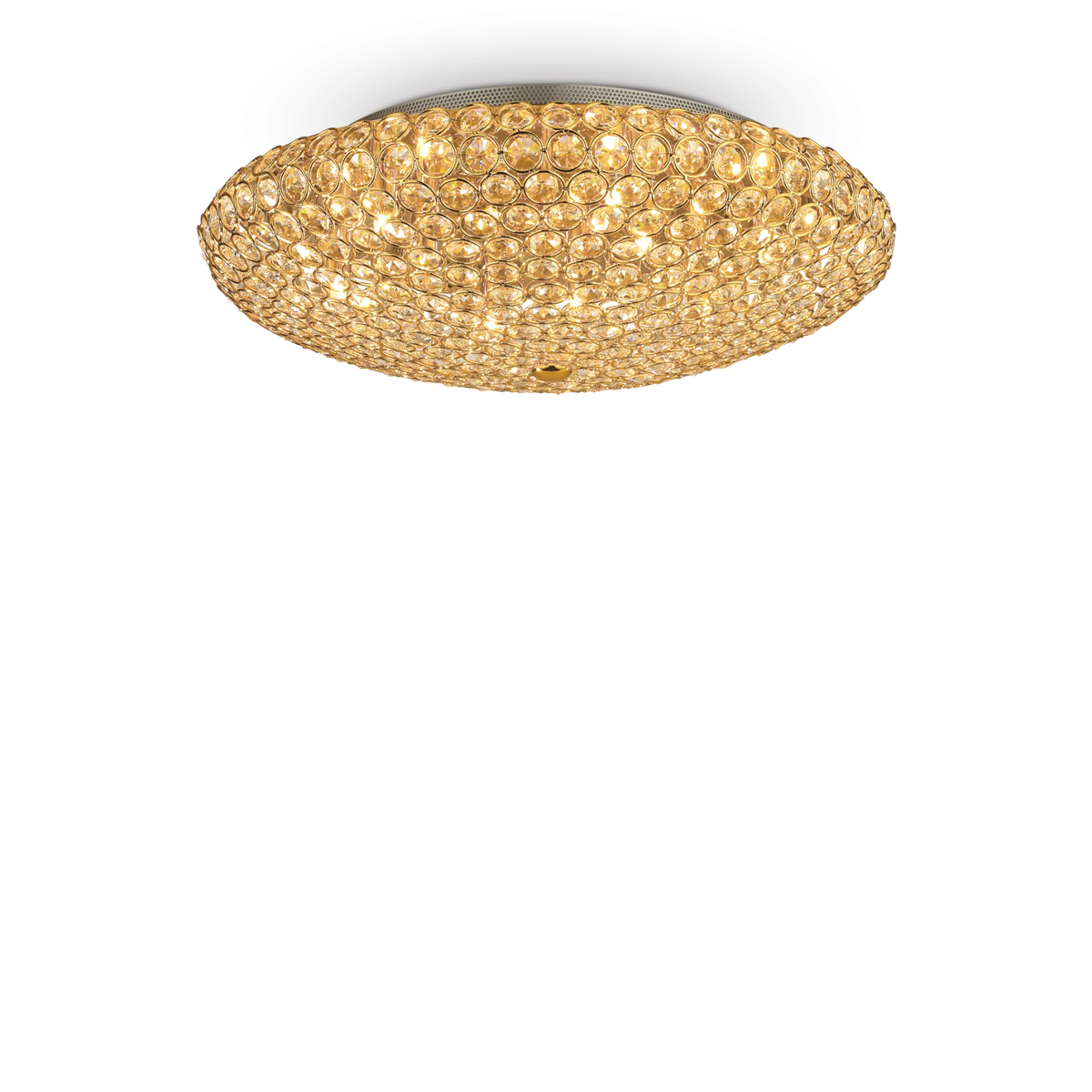 Plafonieră Ideal Lux King PL9, auriu, 73262