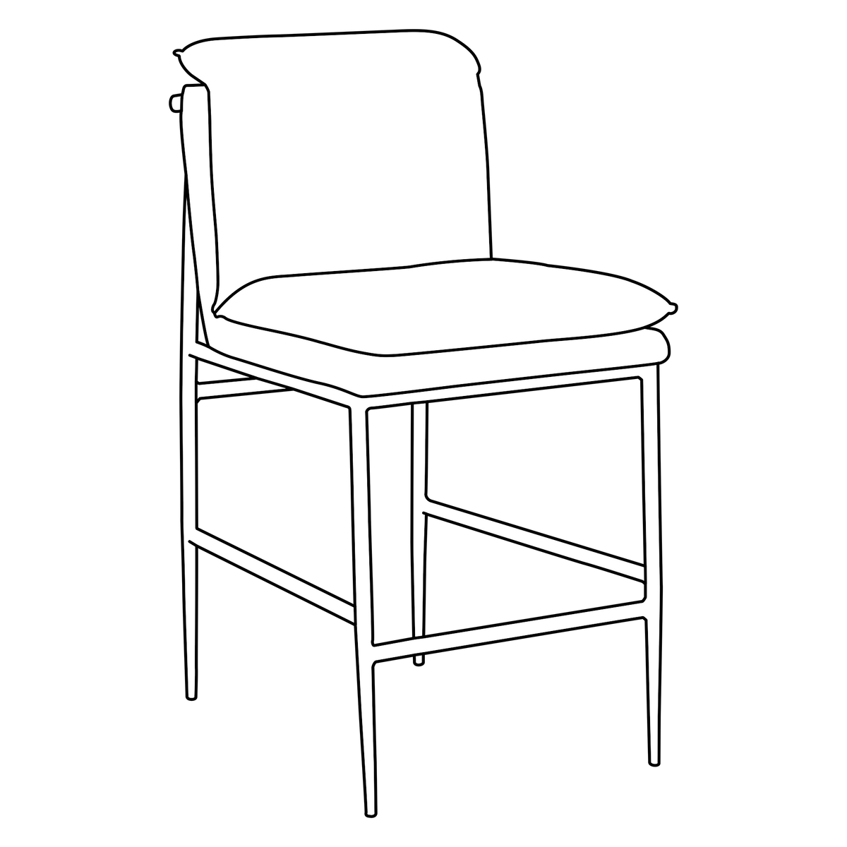 Scaun de blat EVOKE Coniac 300208401
