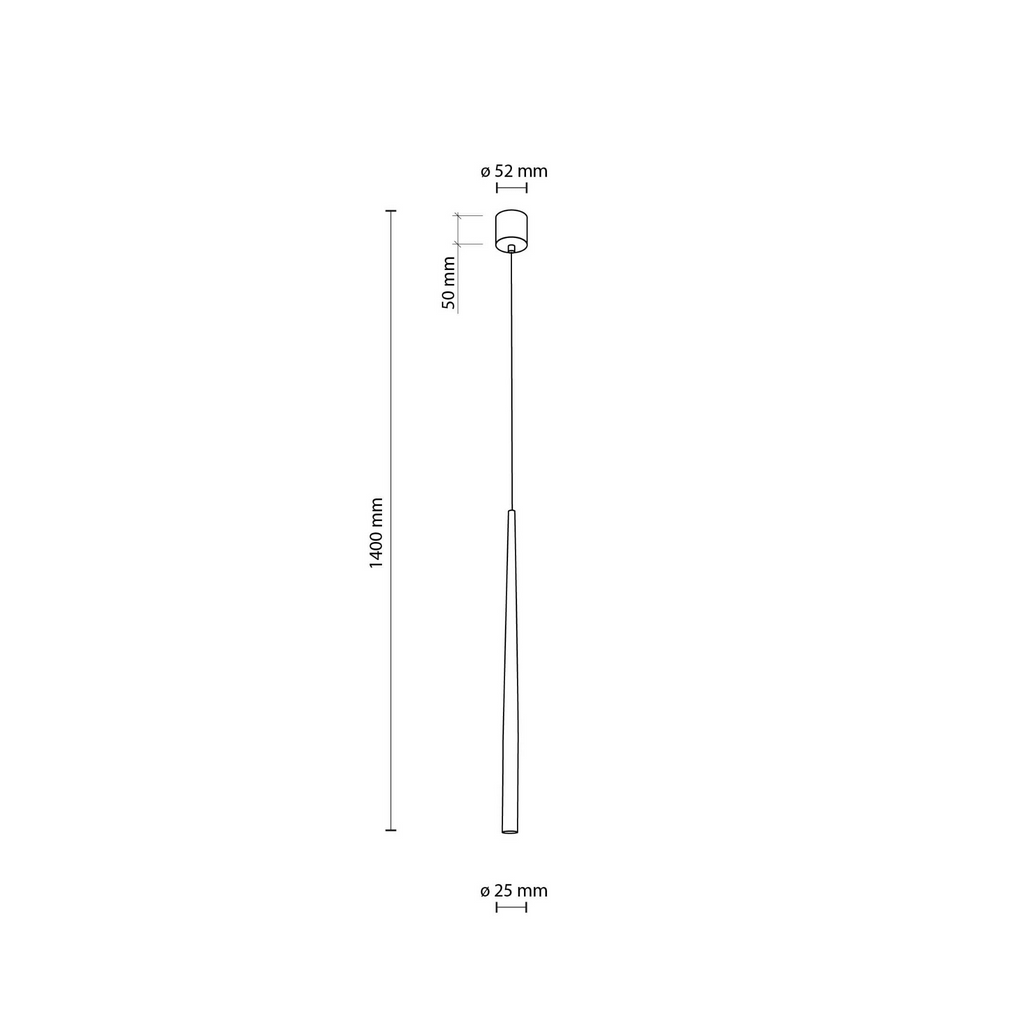 Pendul Piano Black/Gold 10116 TK 10116