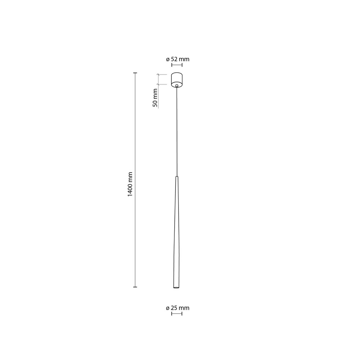 Pendul TK Lighting Piano, negru/auriu, 10116