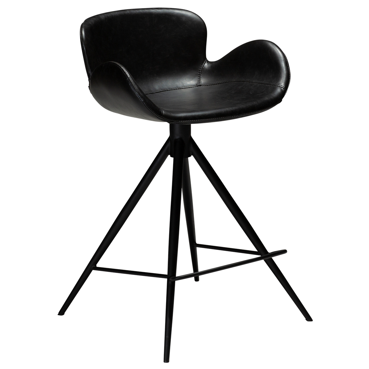 Scaun de bar DAN-FORM Gaia, negru, 200200210