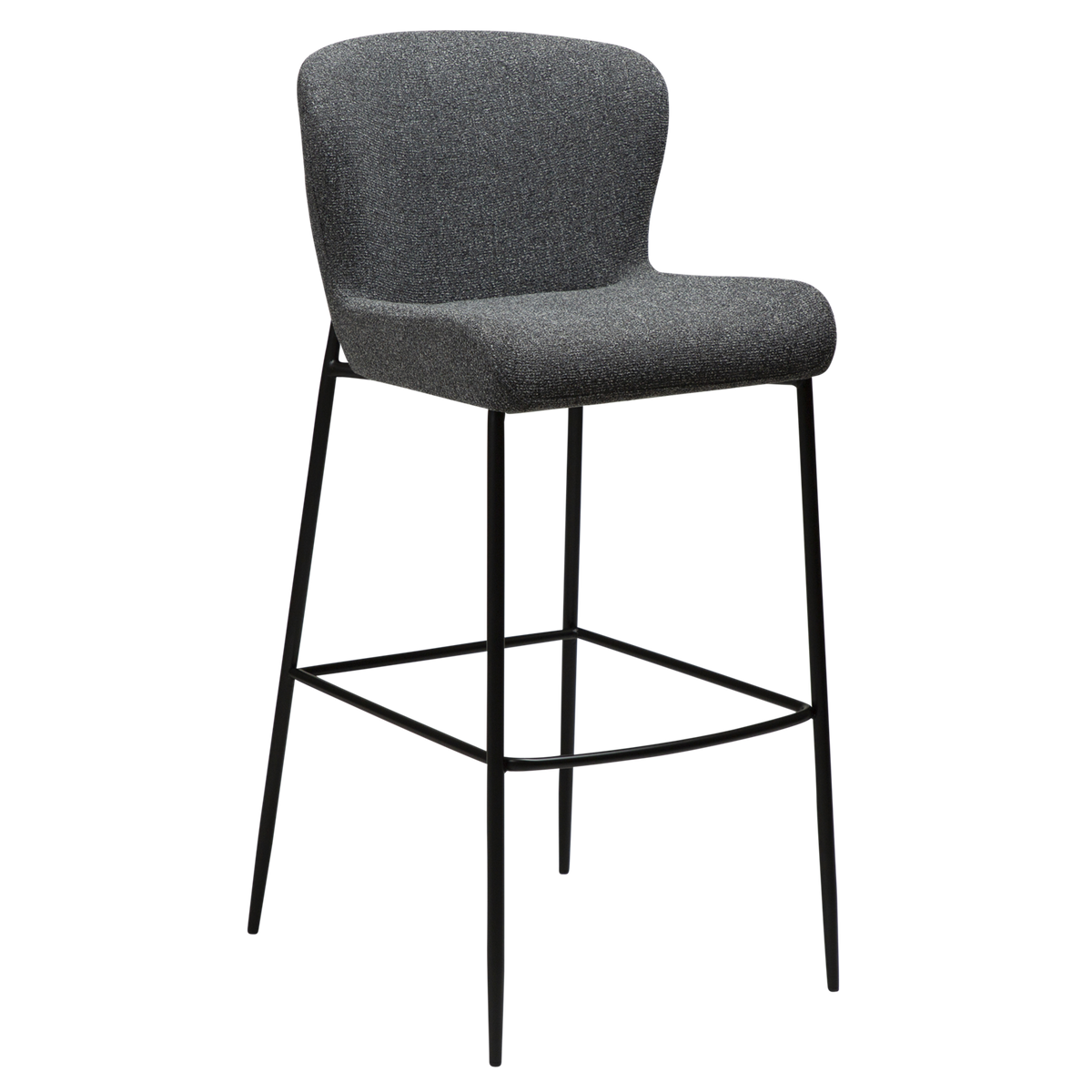 Scaun de bar DAN-FORM Glam, gri, 200206102