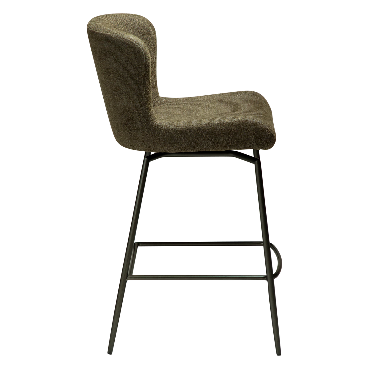 Scaun de bar DAN-FORM Glam, măsliniu, 300308303