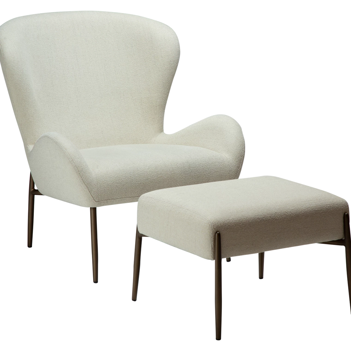 Fotoliu DAN-FORM Glam, alb, 700204114