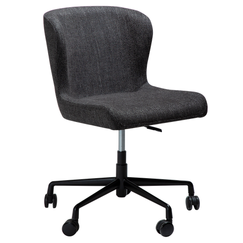 Scaun de birou DAN-FORM Glam, negru, 800206107