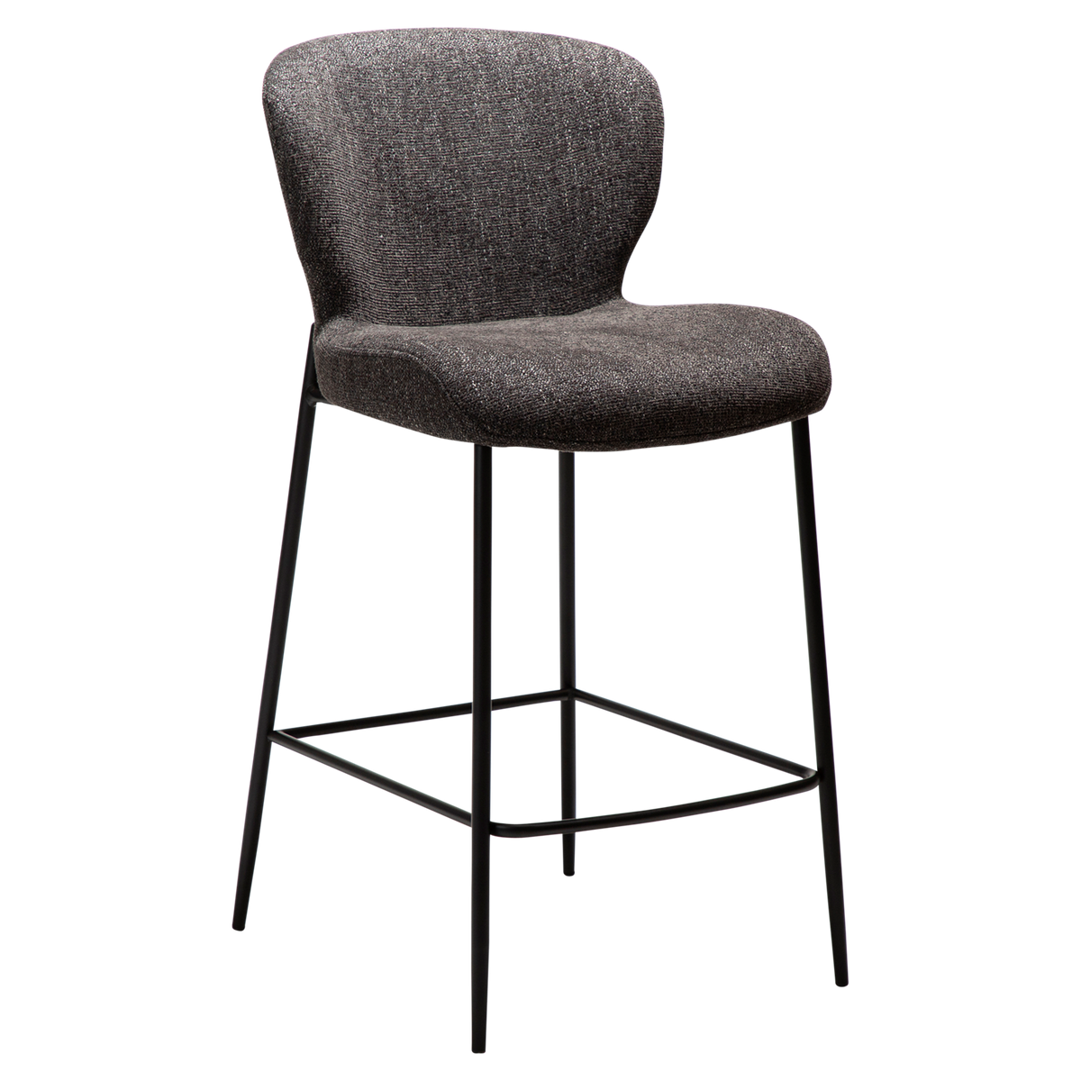 Scaun de bar DAN-FORM Glory, negru, 200306150
