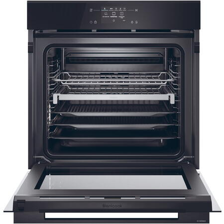 Cuptor electric incorporabil Haier H6 ID68C5YTB 78l, A++, niveluri gatire 7, Wifi, curatare Pyro & Hydro, ghidaj telescopic da - Full ext., temperatura 30°C-300°C, Steam N/A N/A, Camera No, Functii 21, geamuri usa 4