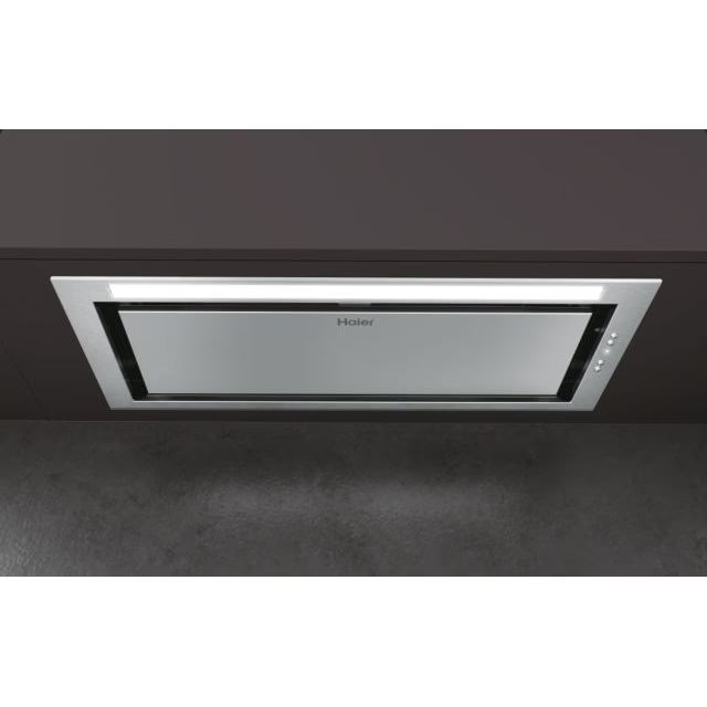 Hota incorporabila Haier HAPY72ES6X , 4 Viteze, Putere de absorbtie 650 mc/h, Control Electronic, Iluminare LED, Clasa B, 72 cm, Inox