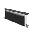 Hota incorporabila downdraft, 605 mc/h, 4 viteze, TouchControl, Iluminare LED, B, 90 cm, Inox/Sticla neagra