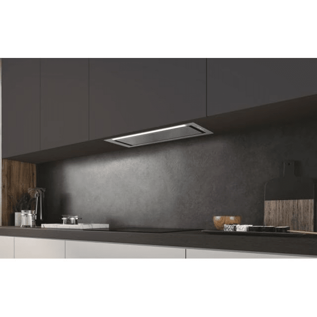 Hota incorporabila Haier HAPY72ES6X , 4 Viteze, Putere de absorbtie 650 mc/h, Control Electronic, Iluminare LED, Clasa B, 72 cm, Inox