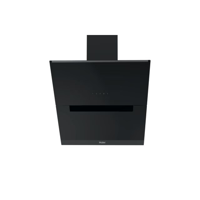 Hotă decorativă Haier HADG6DCS56B, 60 cm, 789 m³/h, sticlă neagră