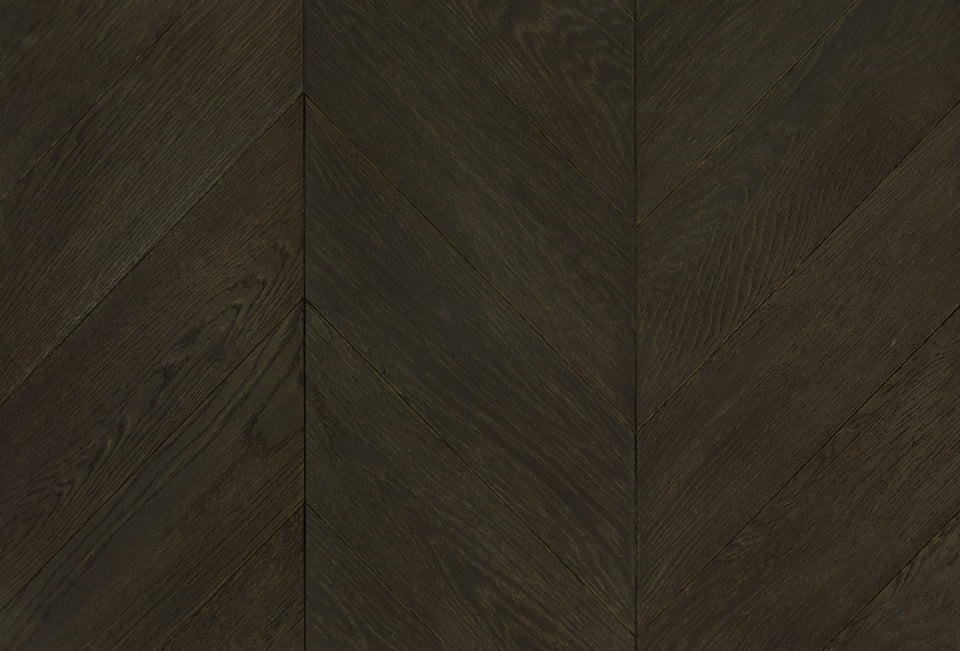 Parchet în spic francez Dabex Chevron, stejar, 13×150×500 mm, strat de uzură 4 mm