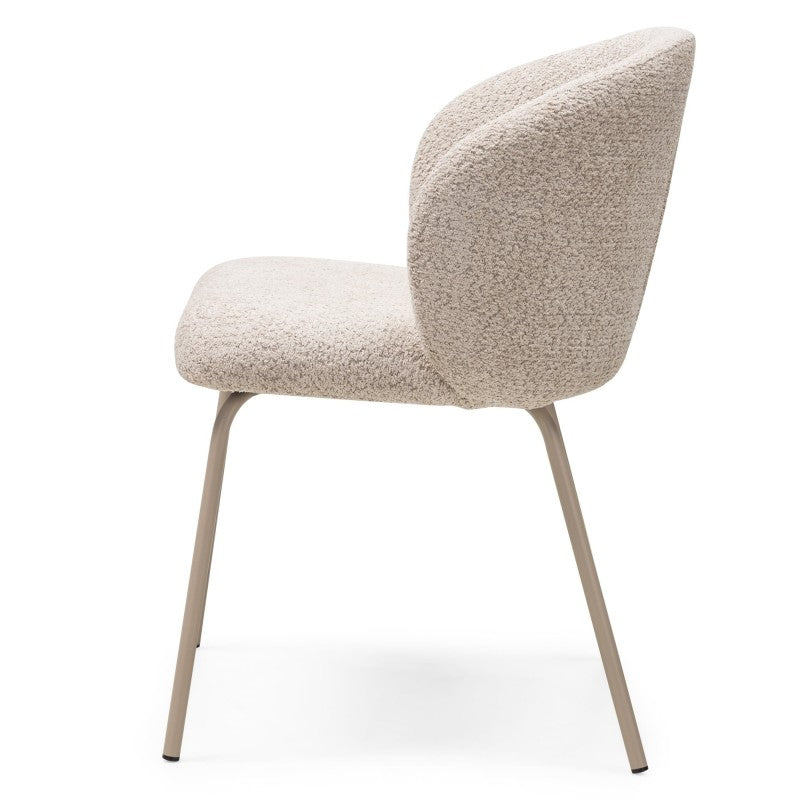 Scaun de dining Larisa, bej/picioare bej