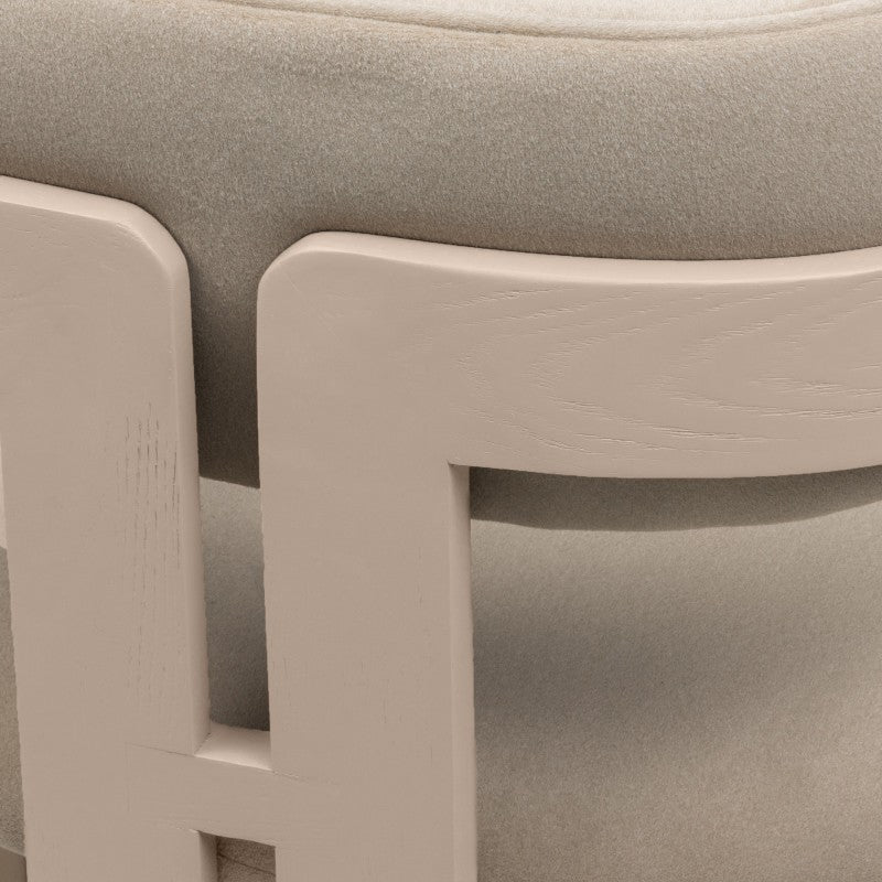 Scaun de dining Noa, bej, lemn de frasin