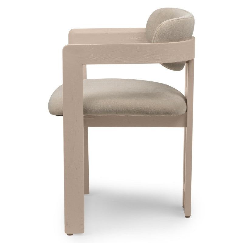 Scaun de dining Noa, bej, lemn de frasin