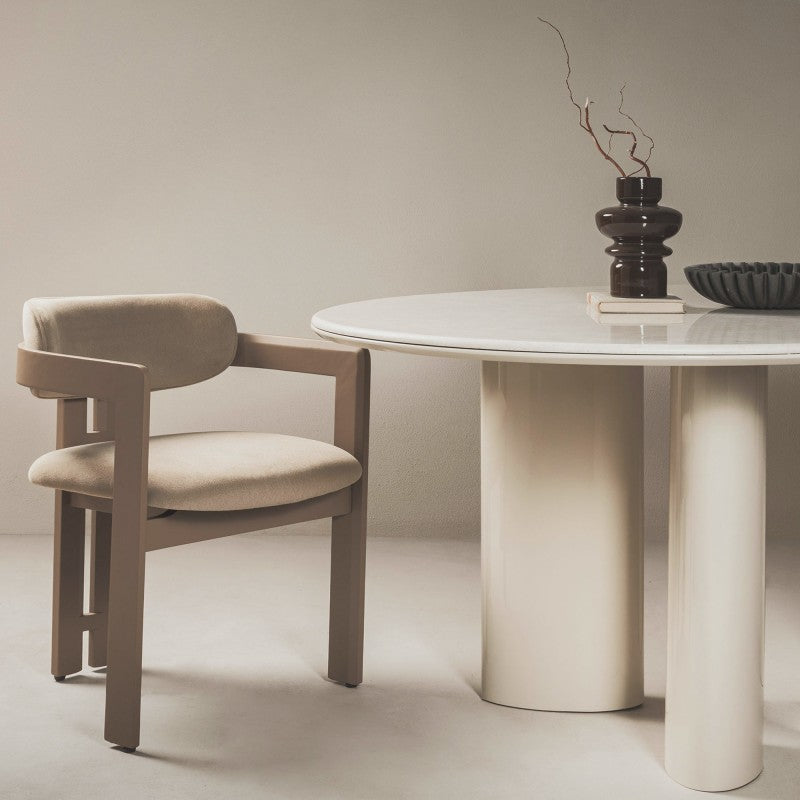 Scaun de dining Noa, maro deschis, lemn de frasin