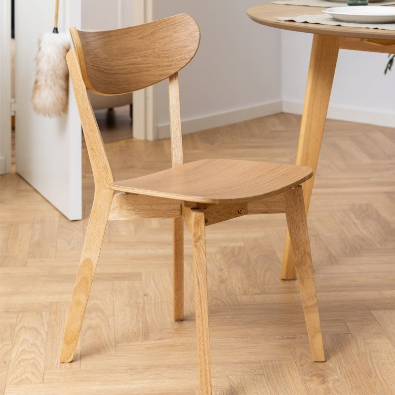 Scaun de dining Roxby, stejar