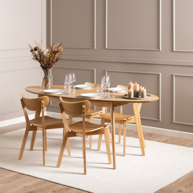 Scaun de dining Roxby, stejar