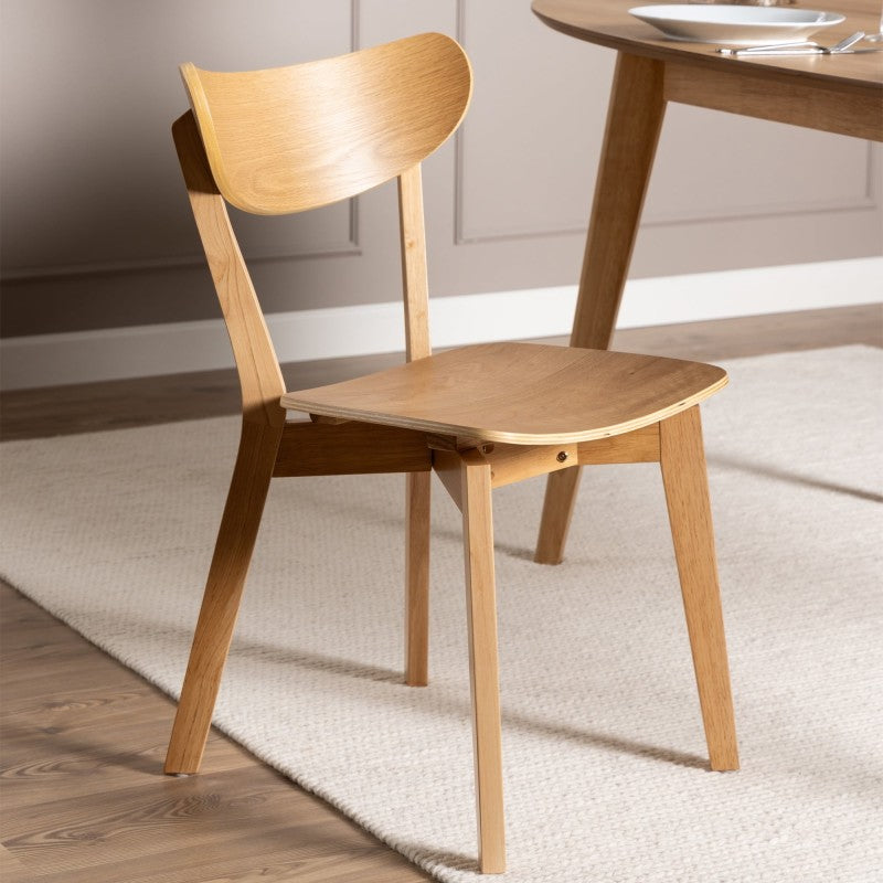 Scaun de dining Roxby, stejar