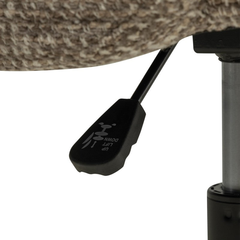 Scaun rotativ Garen, bej gri/picioare negre