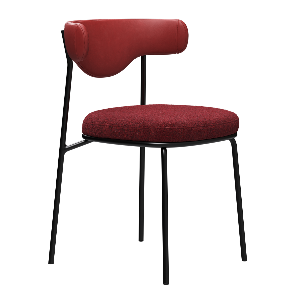 Scaun LOBE Bordo 100108141