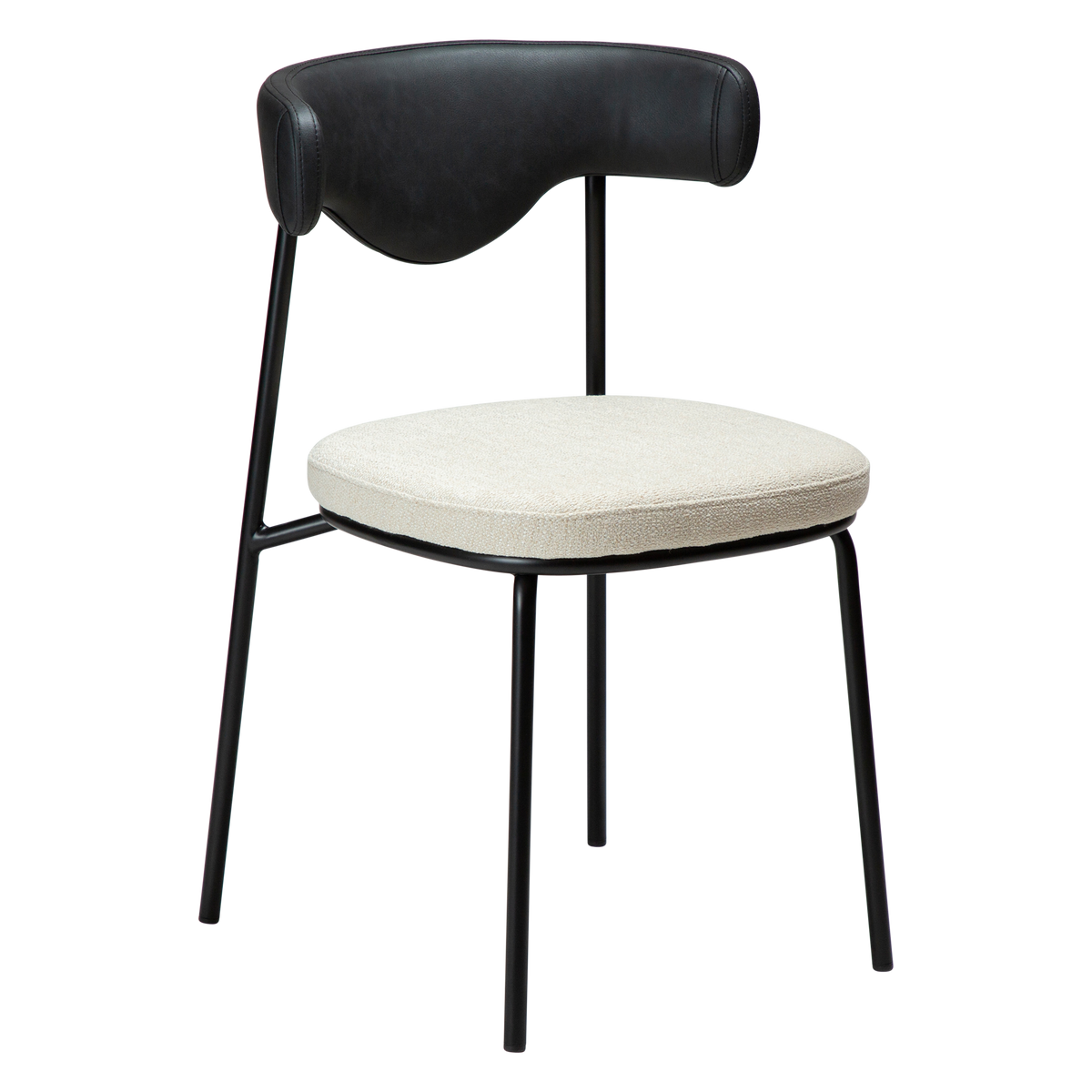 Scaun LOBE Negru/Bej 100108060