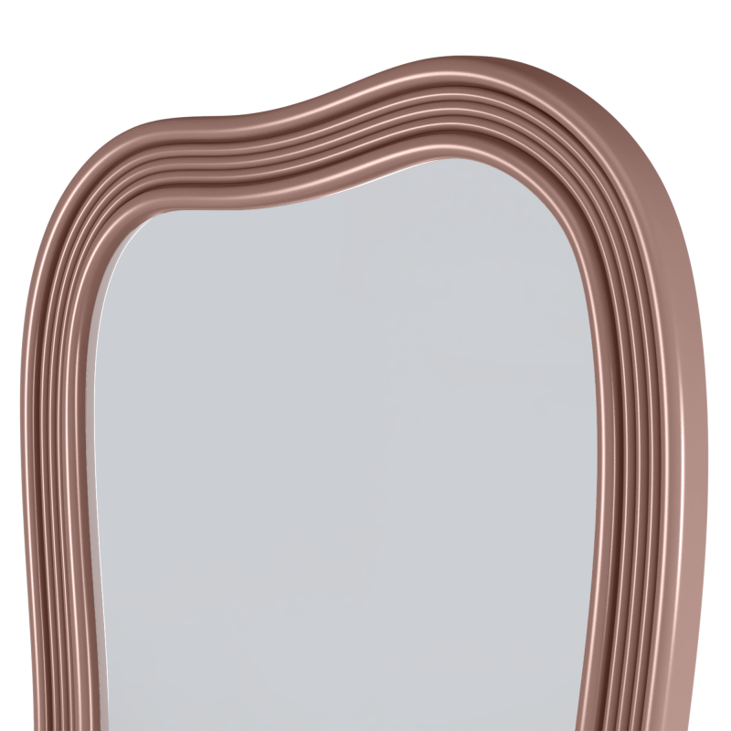 Oglindă de perete Grezzo, 60x160 cm, formă neregulată, mocha mousse