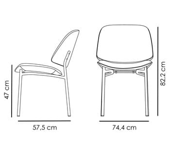 Scaun OHMY Negru 100290100