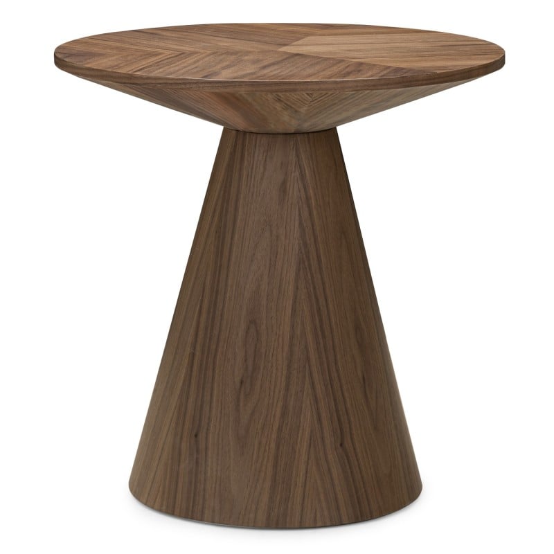 Măsuță auxiliară Ange, rotundă, 60 cm, nuc