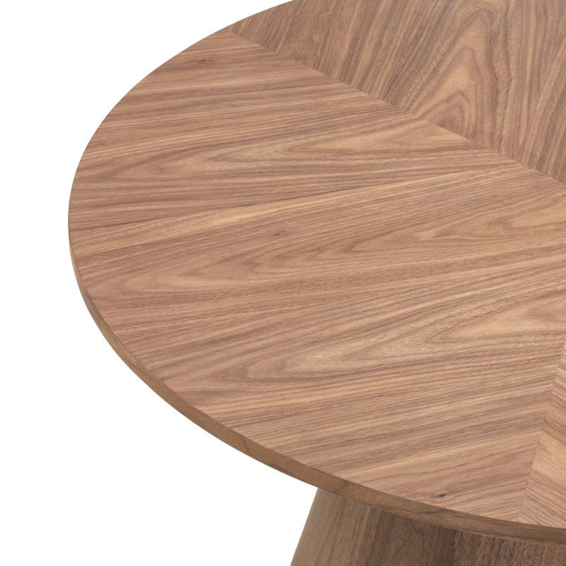 Măsuță de cafea Lina, rotundă, 90 cm, nuc