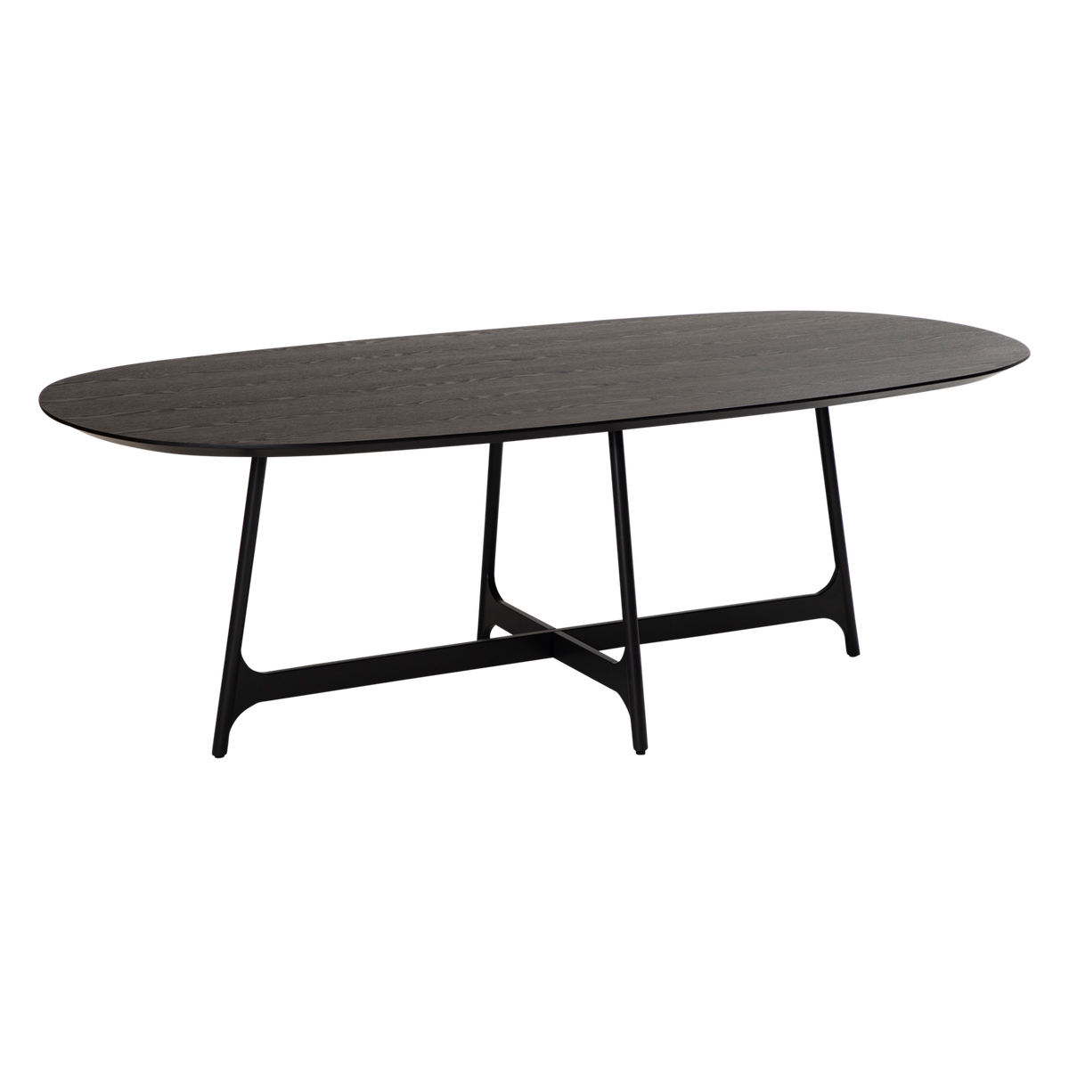 Blat de masă DAN-FORM Ooid, negru, 400900108
