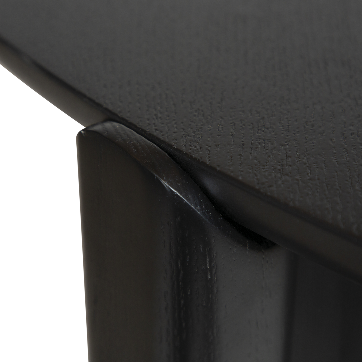 Masă de dining PARAGON Frasin negru 400208327