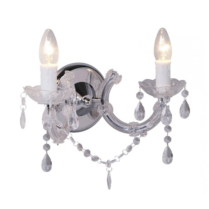 Lampa de perete Zumaline Magnolia 32x34x18 Alb