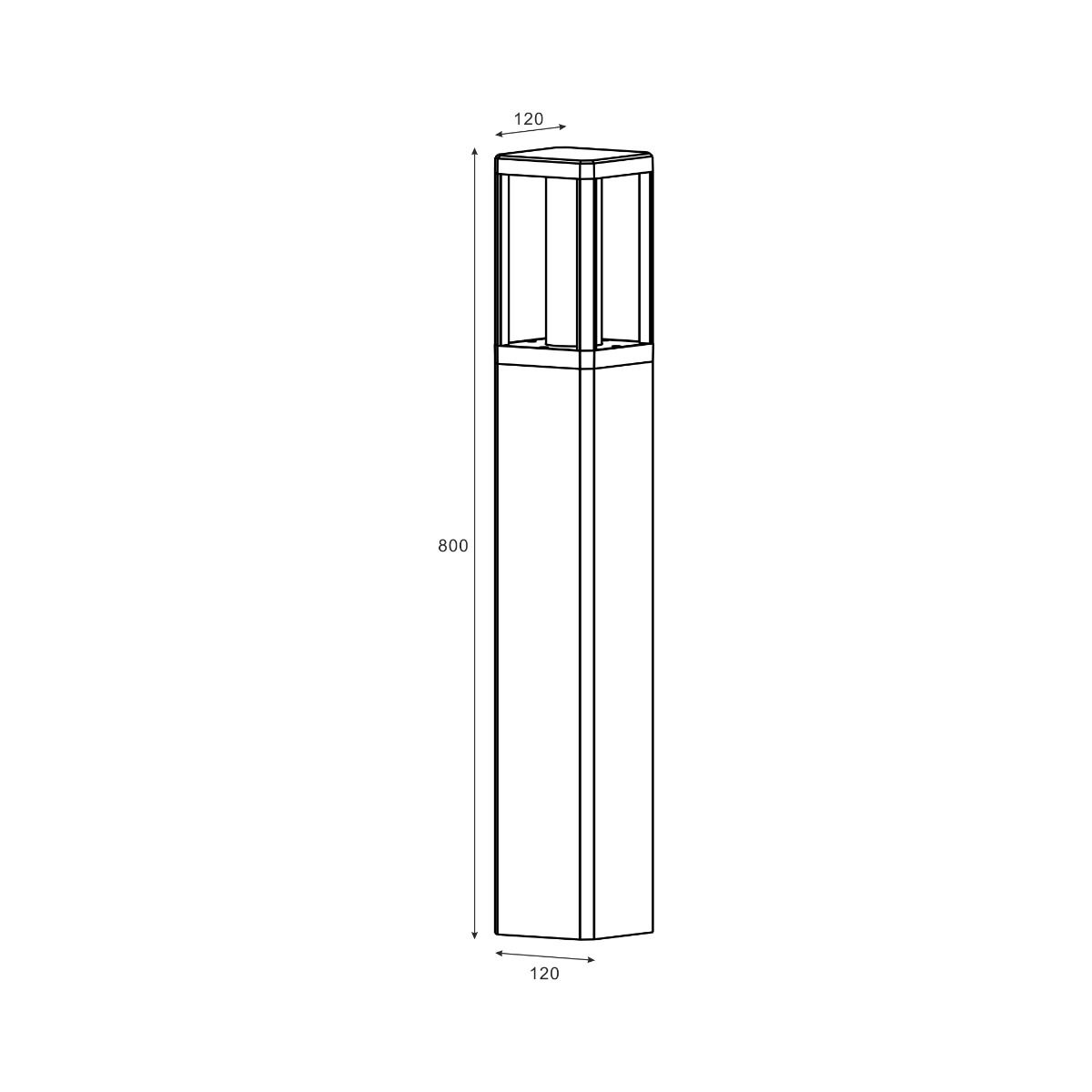 Lampa de gradina Zumaline Urban 80x12cm 003064-030994