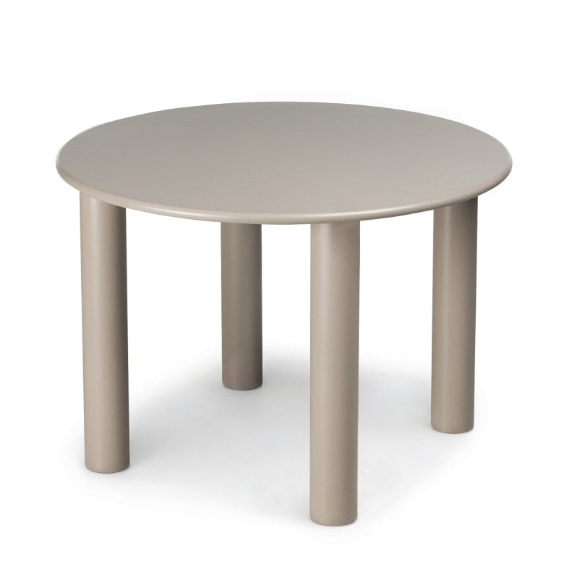 Masă de dining Joki, 110 cm, rotundă, bej închis