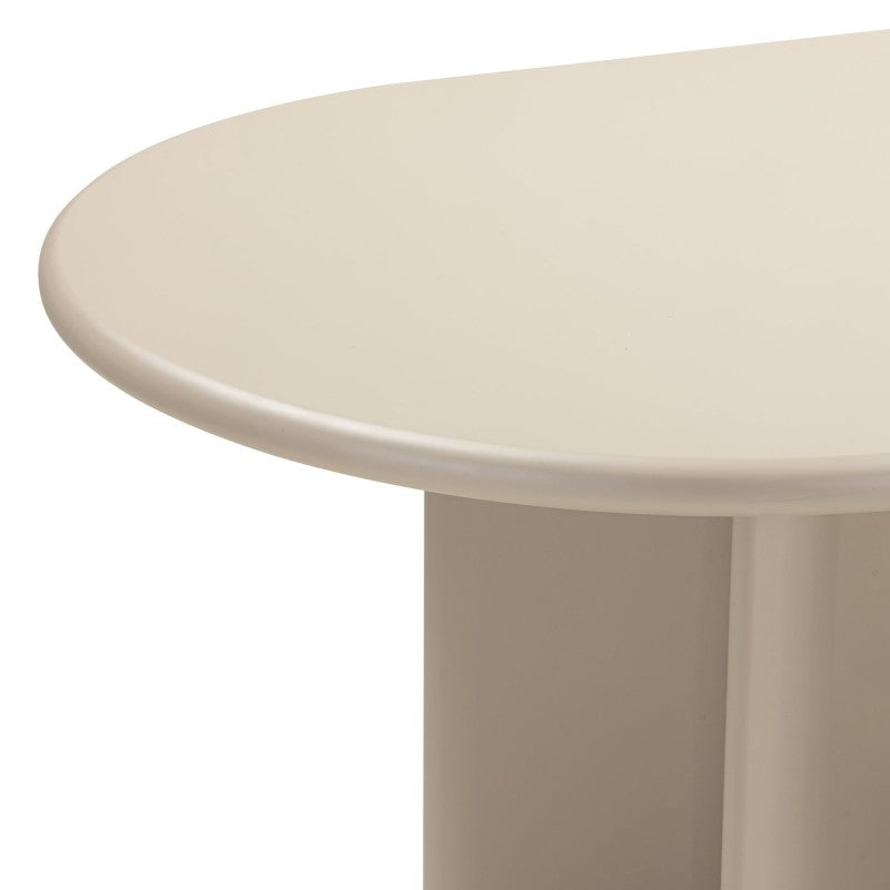 Masă de dining Lima, 220 cm, bej închis, ovală