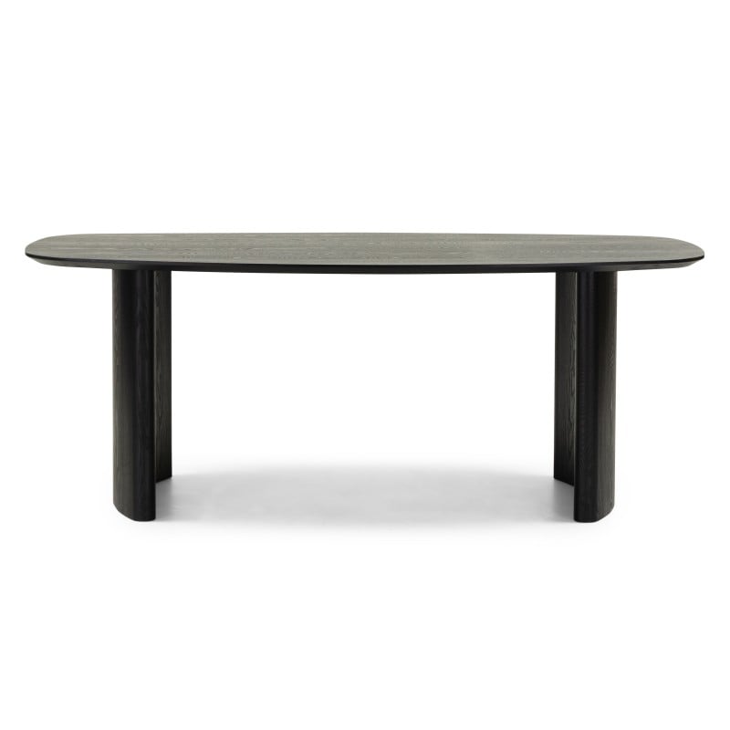 Masă de dining Oriento, 200 cm, ovală, furnir de frasin