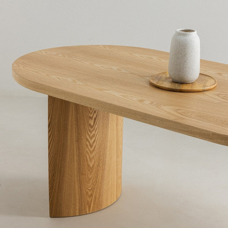 Masă de dining Portofino, 180 cm, ovală, frasin